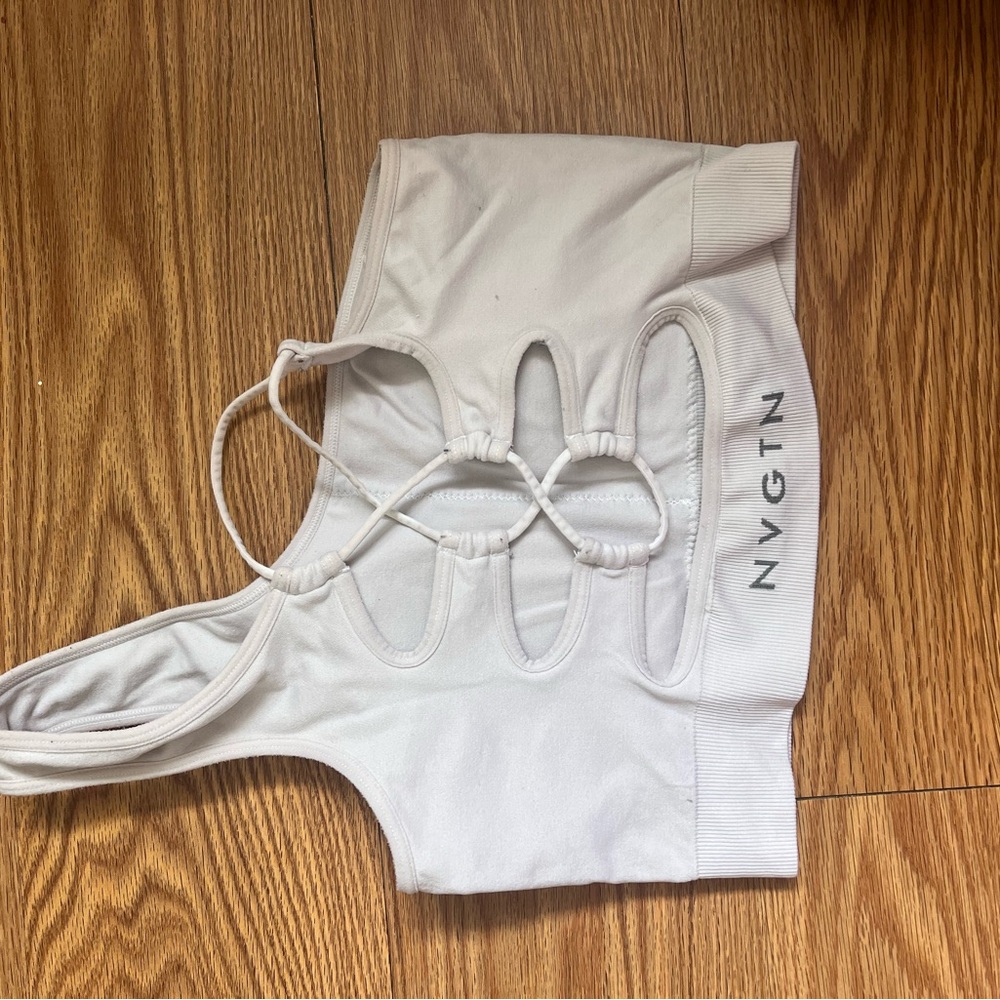 NVGTN Ivory Strappy Bralette